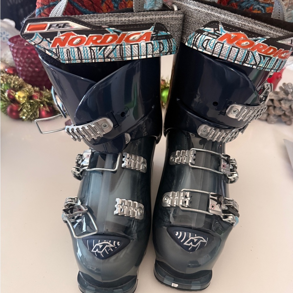 Nordica Ski Boots in Navy and Gray